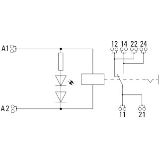 Реле безопасности RCIKITP115VAC 1CO LD/PB