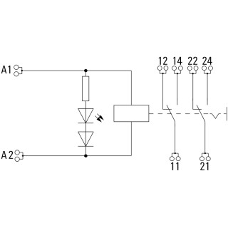 Реле безопасности RCIKITP115VAC 2CO LD/PB