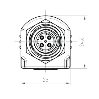 Матрица USB IE-M12-ADAP S