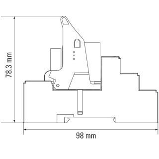 Реле безопасности RCMKITP-I 115VAC 2CO LD