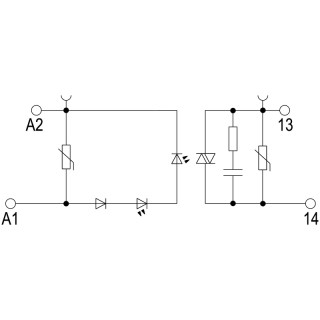 Оптоэлектрон. датчик TOS 230VAC/230VAC 0,1A