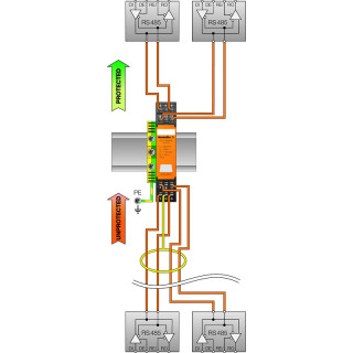 Разрядник VSPC RS485 2CH R