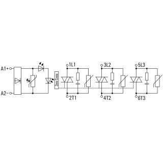 Реле безопасности PSSR 24VDC/3PH AC 20A