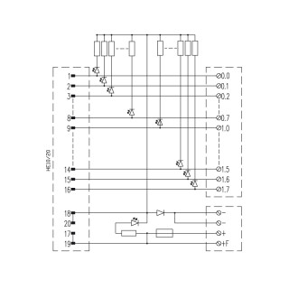 Коммуникац. модули ПЛК RS 16IO 2W L H S