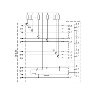 Коммуникац. модули ПЛК RS 16IO 2W I-L H S