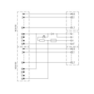 Коммуникац. модули ПЛК RS 32IO 1W  H S