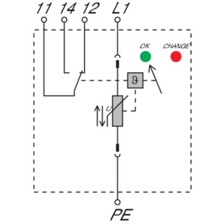 SPD II 1 R 150V/50KA