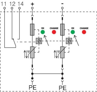 SPD II 2 R PV 1000VDC