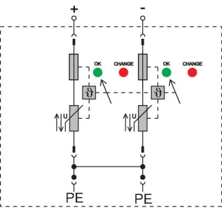 SPD II 2 PV 600VDC