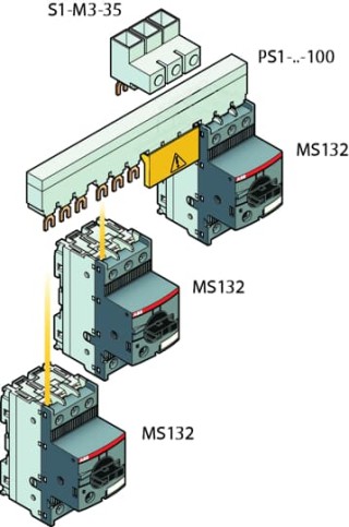 Автоматич.выключ. MS132-20 100кА с регулир. тепловой защитой 16A-20А Класс тепл. расцепит. 10