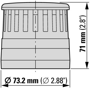 Акустический модуль 120 В, мультитоновый, 70 мм