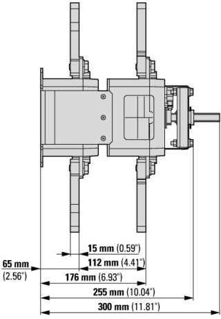 DMV-3150A 4P + Ось 300mm + K6D Серая