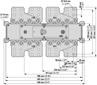 DMV-3150A 3P+N + Ось 300mm + K6D Серая