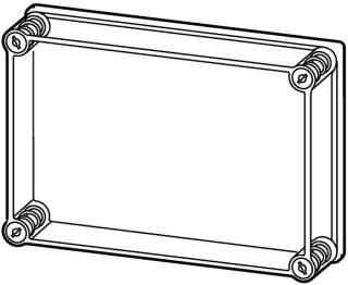 Крышка , RAL7032 , ВхШхД = 250x375x25 мм