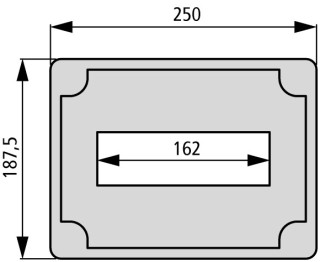 Изолированный щит + дверь, ВхШхД = 250x187.5x150 мм