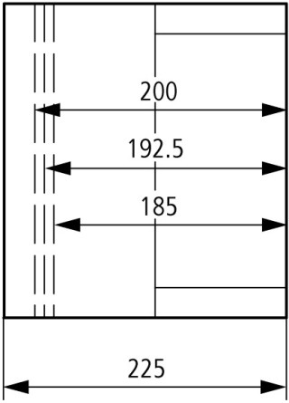 Изолированный щит с фланцами , цвет RAL7032 , ВхШхД = 250x375x225 мм