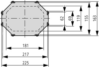 Дверь с прозрачной передней крышкой для CI23