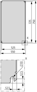 Монтажная плата, ШхВ = 600x800 мм