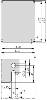 Монтажная плата, ДхШхВ = 2x300x300 мм