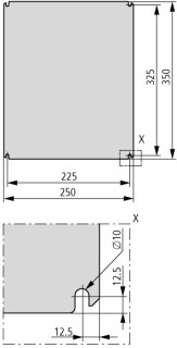 Монтажная плата, ДхШхВ = 2x300x300 мм