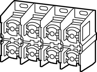 Клемма , 160A , 4P