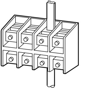Клемма , 160A , 4P