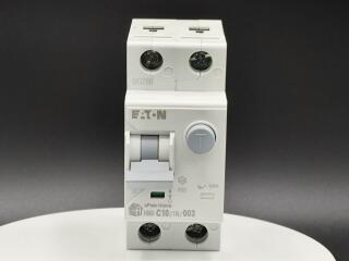 Автоматический выключатель дифференциального тока, 10A, 30мА, кривая отключения C, 1полюс+N, тип чувствительности AC