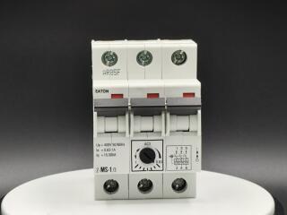 Модульный автомат защиты двигателя 1 А, 3 полюса