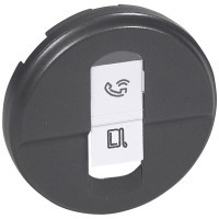 Лицевая панель - Программа Celiane - розетка RJ 45 UTP/FTP Кат. № 0 673 44/45 - графит