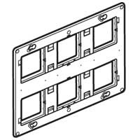 Суппорт большой вместимости - Программа Batibox - 2 x 3-местный - 2 x 6/8 модулей