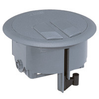 Напольная коробка - IP 20 - RAL 7031 - 3 модуля