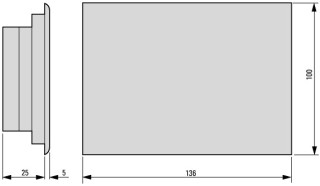 панель оператора , 24VDC , 3,5" , TFT, монохромная , Ethernet , RS232, CAN