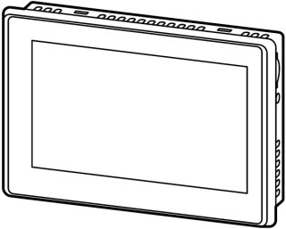 Панель оператора, 7" емкост.дисплей, интерфейсы 2xEthernet, USB Host, USB Device, RS232, RS485, CAN