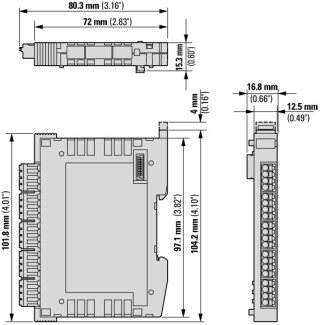 16 выходов, sourcing, 24 В DC, 0.5 A, kf