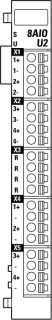 4 входов/4 выходов, +/-10 V, Uref