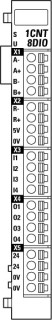 Счетчик, 1 CNT, 125 кГц, 16 бит, 4 DO, 4 D