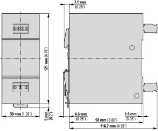 Блок питания, однофазный, 110-240 V AC/ 24V DC, 5 А