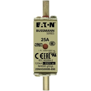 Предохранитель NH 25A 690V GG  000