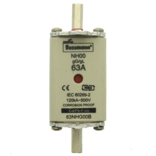 Предохранитель NH 63A 500V 00 GG