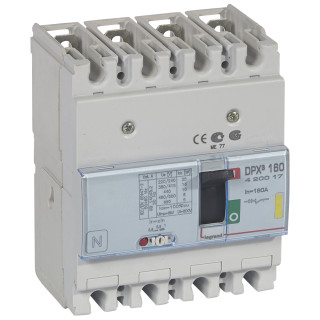 Автоматический выключатель DPX³ 160 - термомагнитный расцепитель - 16 кА - 400 В~ - 4П - 160 А