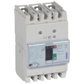 Автоматический выключатель DPX³ 160 - термомагнитный расцепитель - 50 кА - 400 В~ - 3П - 40 А