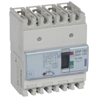 Автоматический выключатель DPX³ 160 - термомагнитный расцепитель - 50 кА - 400 В~ - 4П - 16 А
