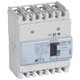 Автоматический выключатель DPX³ 160 - термомагнитный расцепитель - 50 кА - 400 В~ - 4П - 120 А