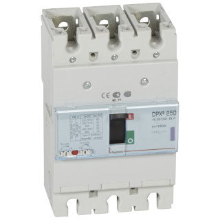 Автоматический выключатель DPX³ 250 - термомагнитный расцепитель - 50 кА - 400 В~ - 3П - 160 А