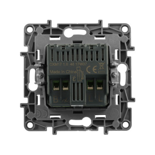 Светорегулятор поворотный без нейтрали 300Вт - Etika - антрацит