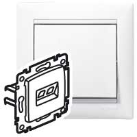 Информационная розетка - Valena - RJ45 - категория 5e - UTP - 1 выход - на винтах - White