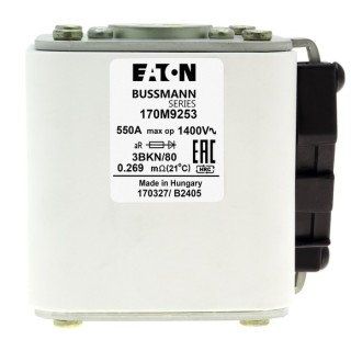 Быстрый предохранитель 550A 1400V 3BKN/80 AR