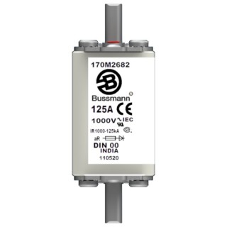 Быстрый предохранитель 125A 1000V DIN 00 AR