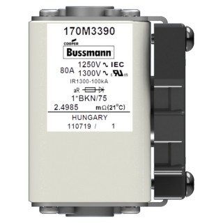 Быстрый предохранитель 80A 1250V 1*BKN/75 AR CU