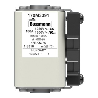 Быстрый предохранитель 100A 1250V 1*BKN/75 AR CU